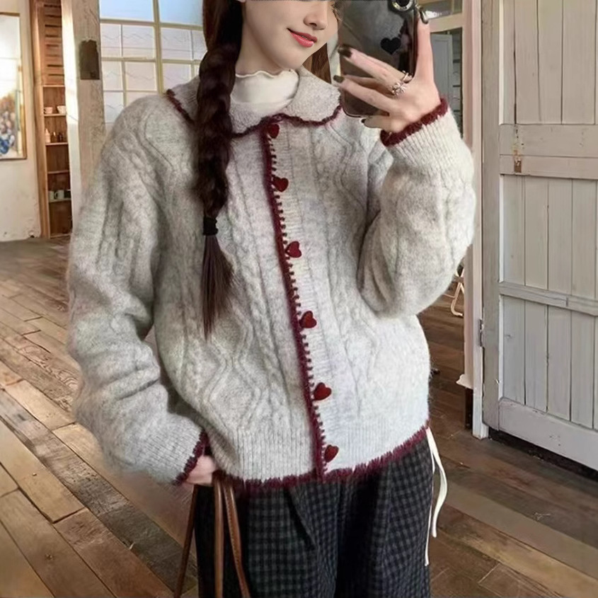 Winter Clothing Korean - 한국 스타일 짧은 민소매 스웨터 2024