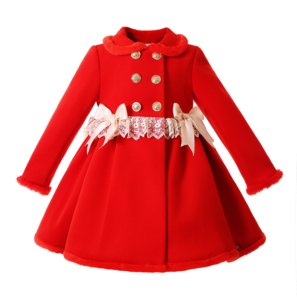 Winter Clothing For Toddlers - 페티걸 새해 크리스마스 유아용 겨울 빨간색