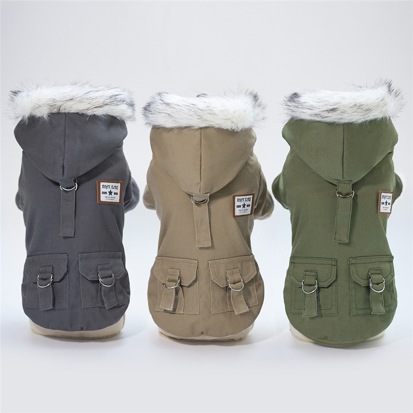Winter Clothing In French - 작은 개를위한 애완견 개 옷 겨울