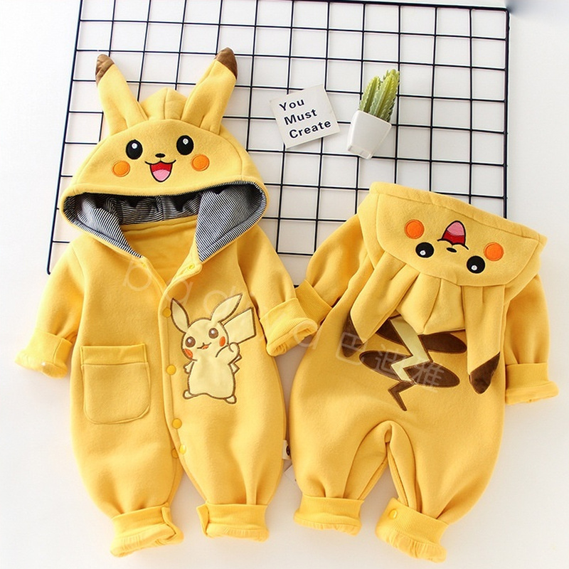 Winter Clothing For Toddlers - 만화 포켓 몬스터 아기 잠옷 신생아
