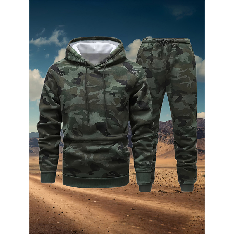 Winter Clothing Pants - 가을 위장 3D 프린트 후드티 바지