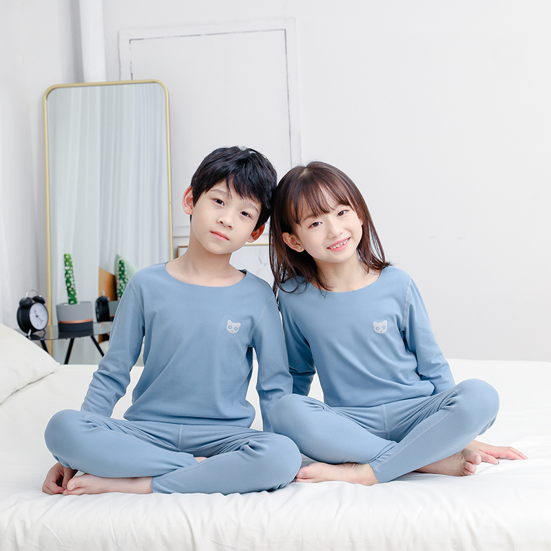 Winter Clothing For Toddlers - 2 피스 어린이 가을, 겨울 단색