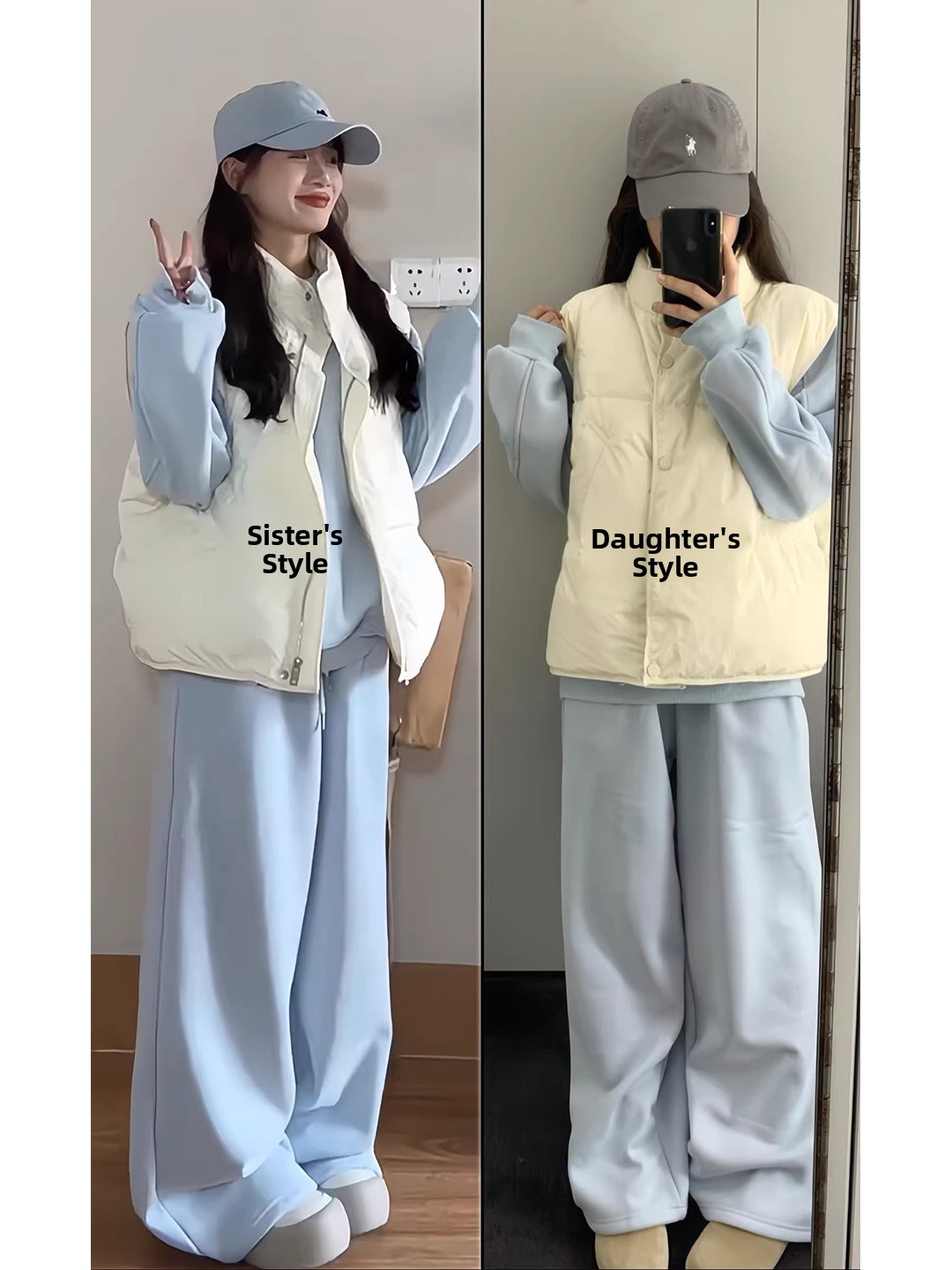 플러스 사이즈 겨울 패션 세트 여성용 스웨터 조끼 바지 - Winter Clothing Korean 리뷰 및 가격
