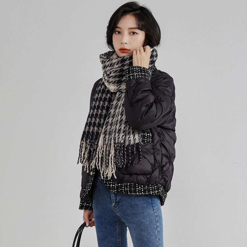 가을 겨울 다운 재킷 브이넥 패치워크 경량 화이트 덕  - Winter Clothing Trends 리뷰 및 가격