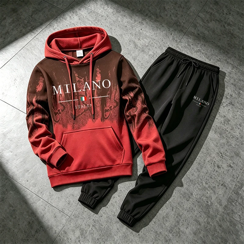 스플래시 잉크 남성용 후드티 트랙수트 캐주얼 스웨트셔츠 - Winter Clothing Pants 리뷰 및 가격