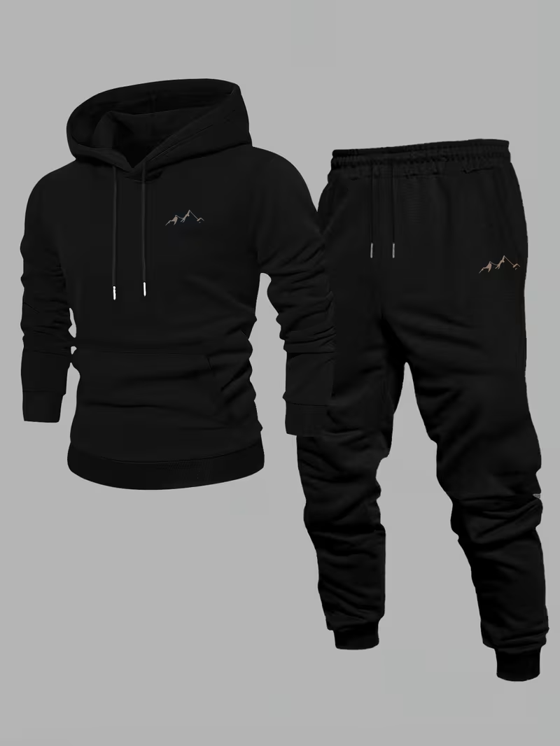 남성용 인기 패션 피크 프린트 세트 투피스 후드티 따뜻 - Winter Clothing Pants 리뷰 및 가격