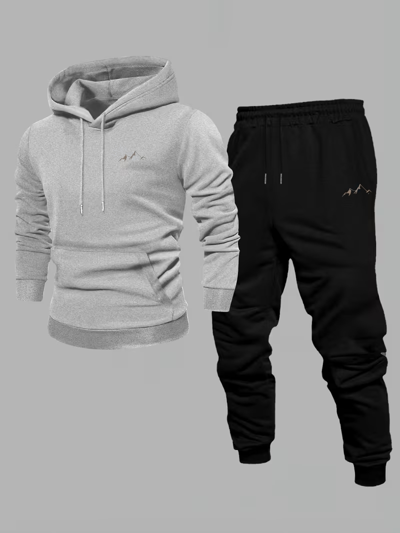 남성용 인기 패션 피크 프린트 세트 투피스 후드티 따뜻 - Winter Clothing Pants 리뷰 및 가격