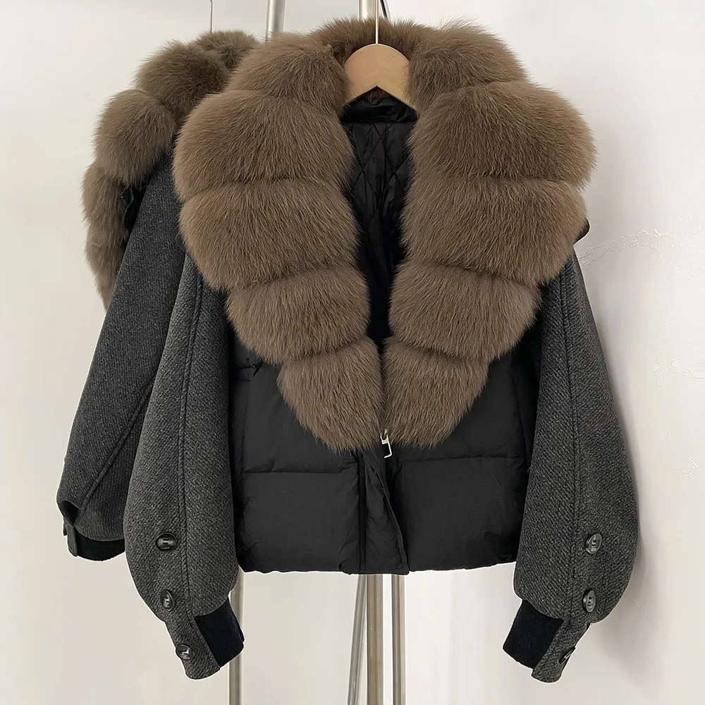 여성용 다운 재킷 오리털 파카 천연 모피 여성 의류 트 - Winter Clothing Trends 리뷰 및 가격
