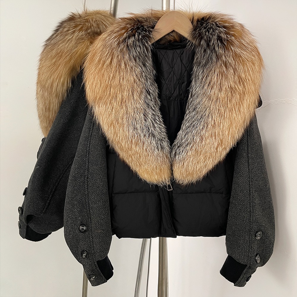 여성용 다운 재킷 오리털 파카 천연 모피 여성 의류 트 - Winter Clothing Trends 리뷰 및 가격