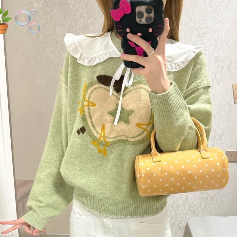 모리 크루넥 스웨터 2025 가을 겨울 신상 한국 패션 - Winter Clothing Korean 리뷰 및 가격