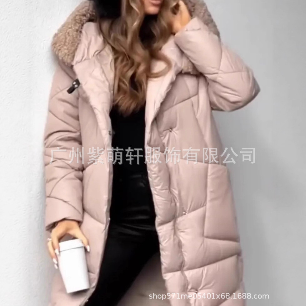 2026 신상 여성용 중간 길이 경량 퍼 칼라 다운 코 - Winter Clothing Colors 2026 리뷰 및 가격