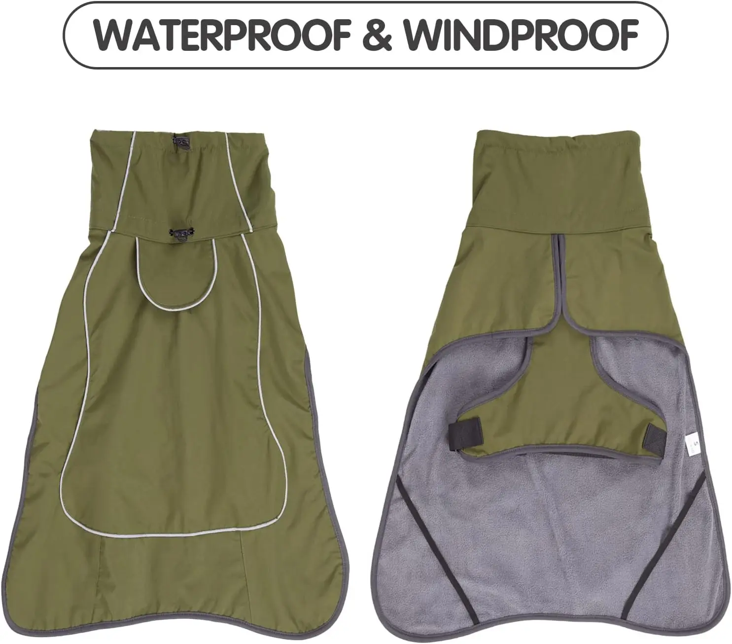 개용 방풍 조끼, 하네스가 달린 조절 가능한 옷, 추운 - Winter Clothing For Dogs 리뷰 및 가격