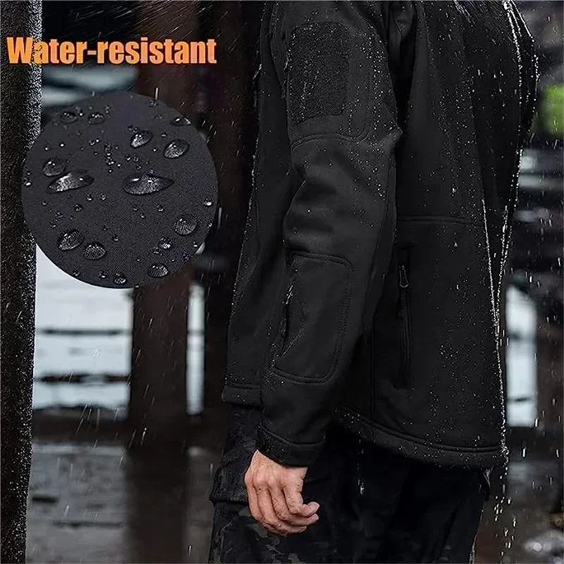 남성 겨울 소프트쉘 재킷 캠핑 하이킹 사냥 낚시 플리스 - Winter Clothing Qatar 리뷰 및 가격