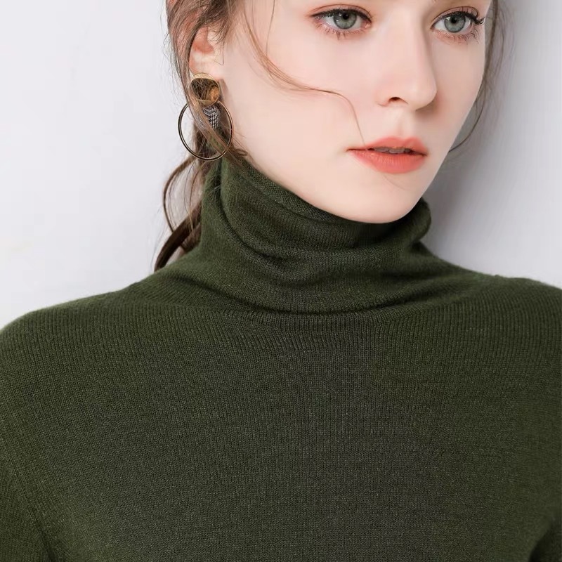 가을 소프트 캐시미어 터틀넥 풀오버 스웨터 여성 겨울  - Winter Clothing Korean 리뷰 및 가격