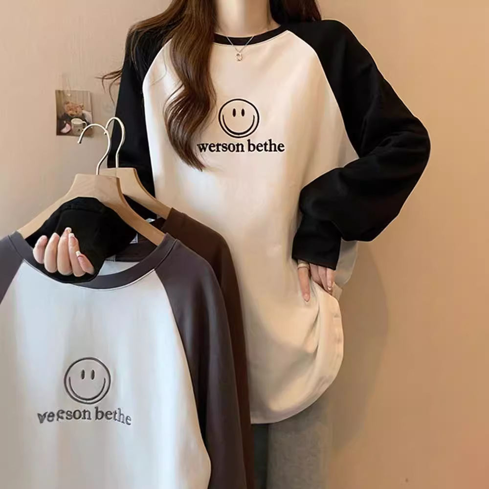 큰 사이즈 여성 의류 가을 겨울 신상 루즈핏 배색 안팎 - Warm Winter Clothing 리뷰 및 가격