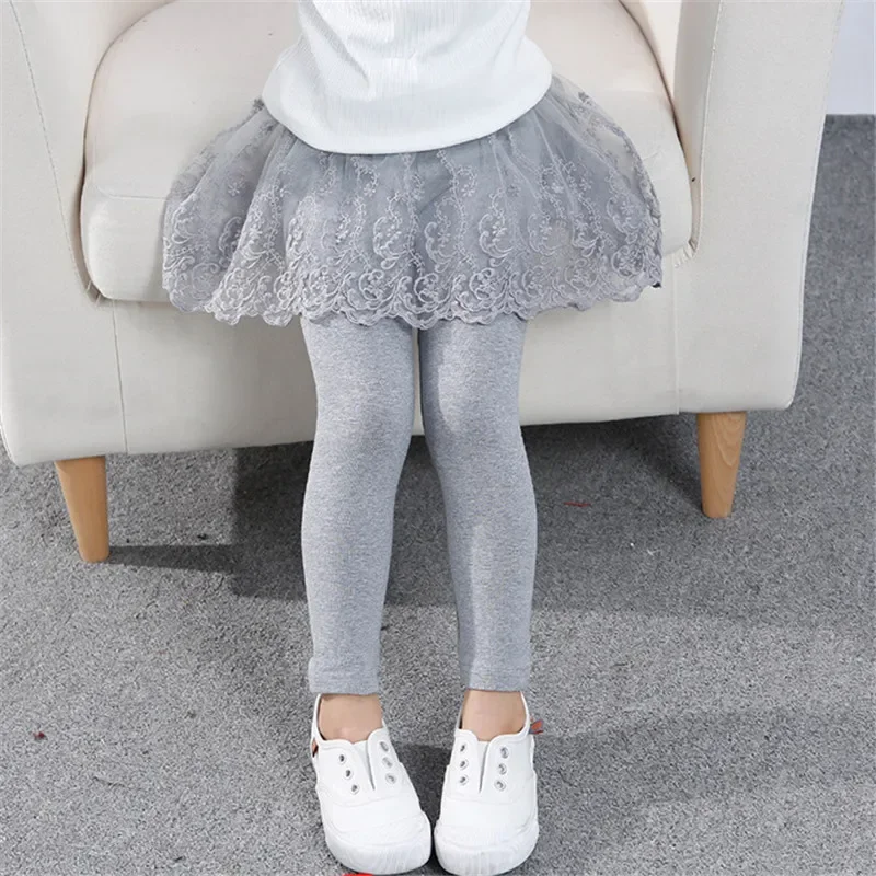 새 아기 소녀 레깅스 레이스 공주 스커트-바지 봄 가을 - Winter Clothing For Toddlers 리뷰 및 가격