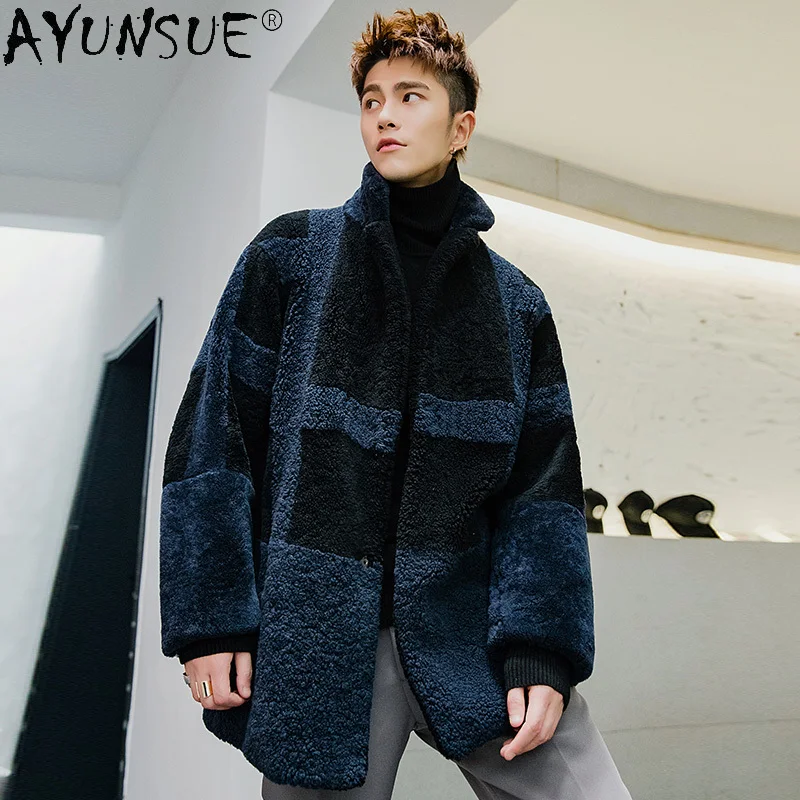 AYUNSUE 2025 남성 의류 겨울 자켓 남성 모피 - Winter Clothing Korean 리뷰 및 가격