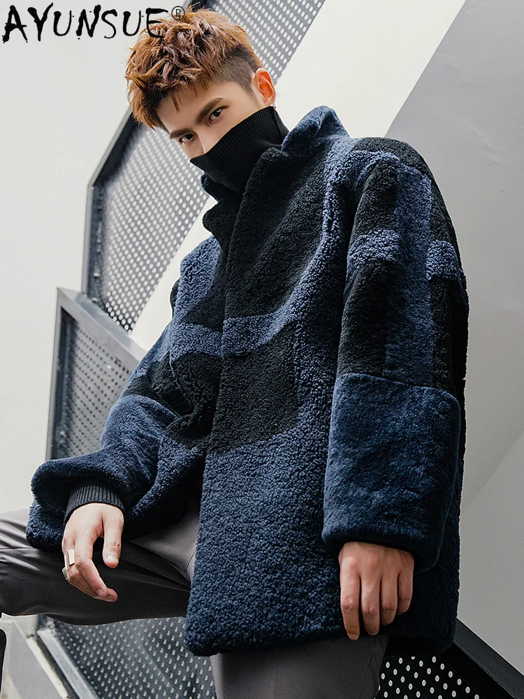 AYUNSUE 2025 남성 의류 겨울 자켓 남성 모피 - Winter Clothing Korean 리뷰 및 가격