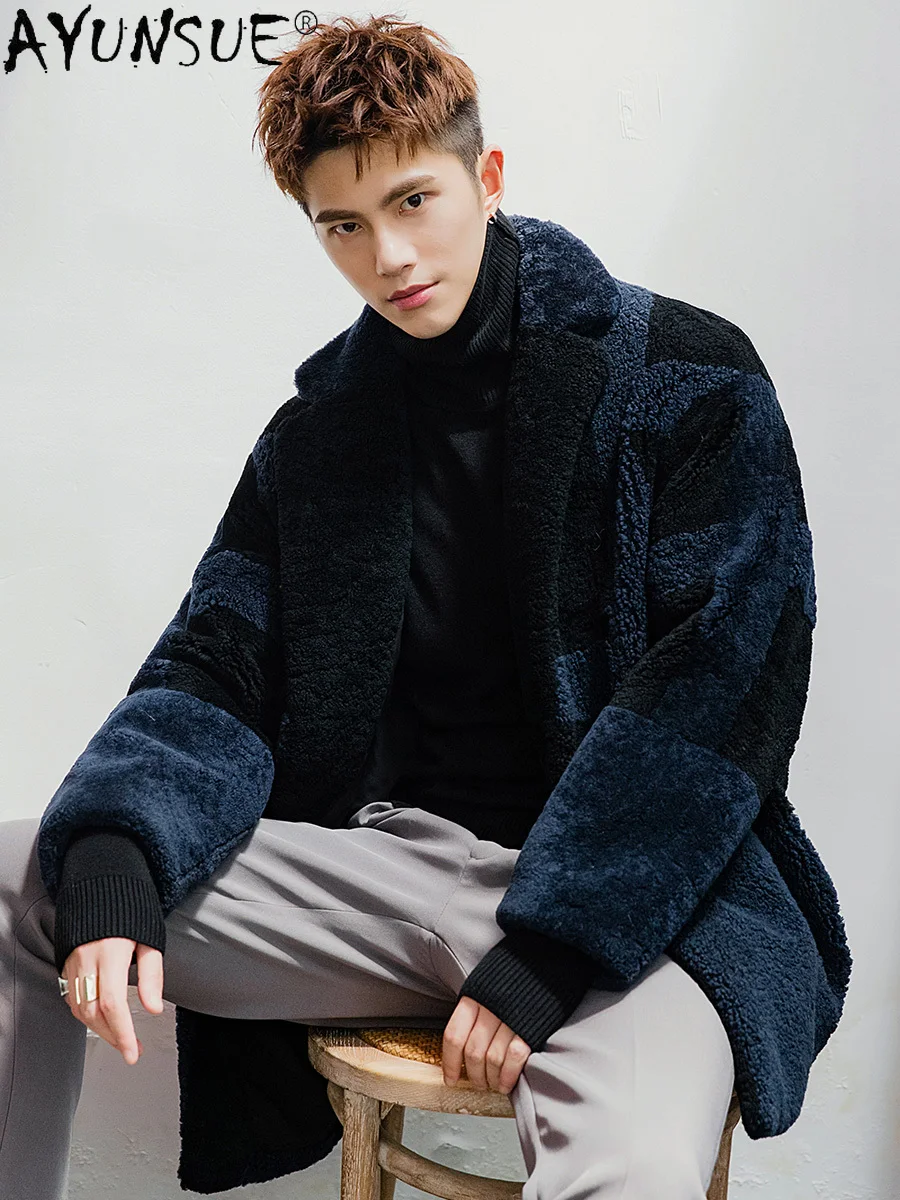 AYUNSUE 2025 남성 의류 겨울 자켓 남성 모피 - Winter Clothing Korean 리뷰 및 가격
