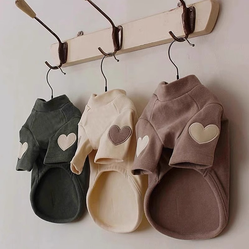 애견 맨투맨 반려동물 따뜻한 옷, 테디 단색 하의 셔츠 - Winter Clothing For Dogs 리뷰 및 가격