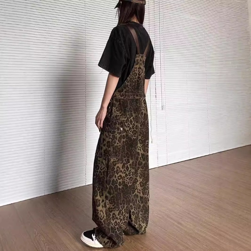 2026 신상 여성 의류 레오파드 프린트 데님 오버올  - Winter Clothing Trends 리뷰 및 가격