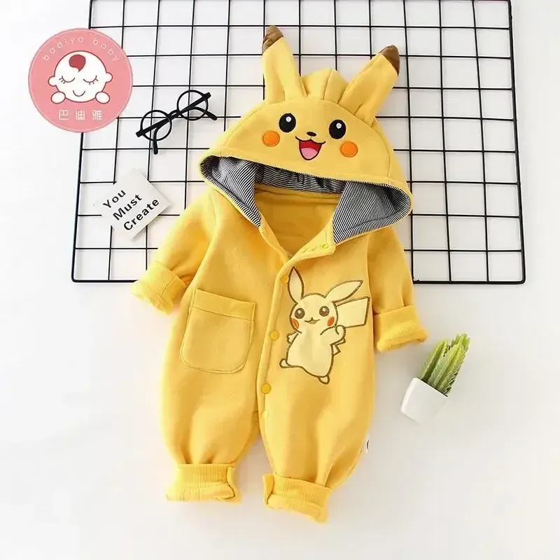 만화 포켓 몬스터 아기 잠옷 신생아 귀여운 겨울 긴팔  - Winter Clothing For Toddlers 리뷰 및 가격