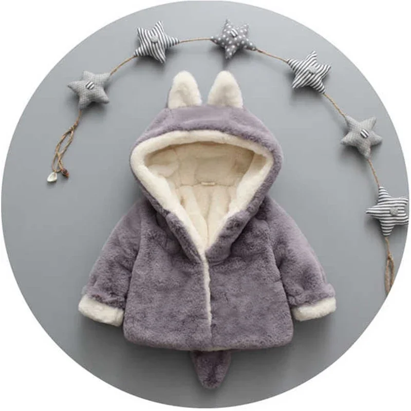 귀여운 고양이 귀 봉제 아기 재킷, 크리스마스 공주 소 - Winter Clothing For Toddlers 리뷰 및 가격