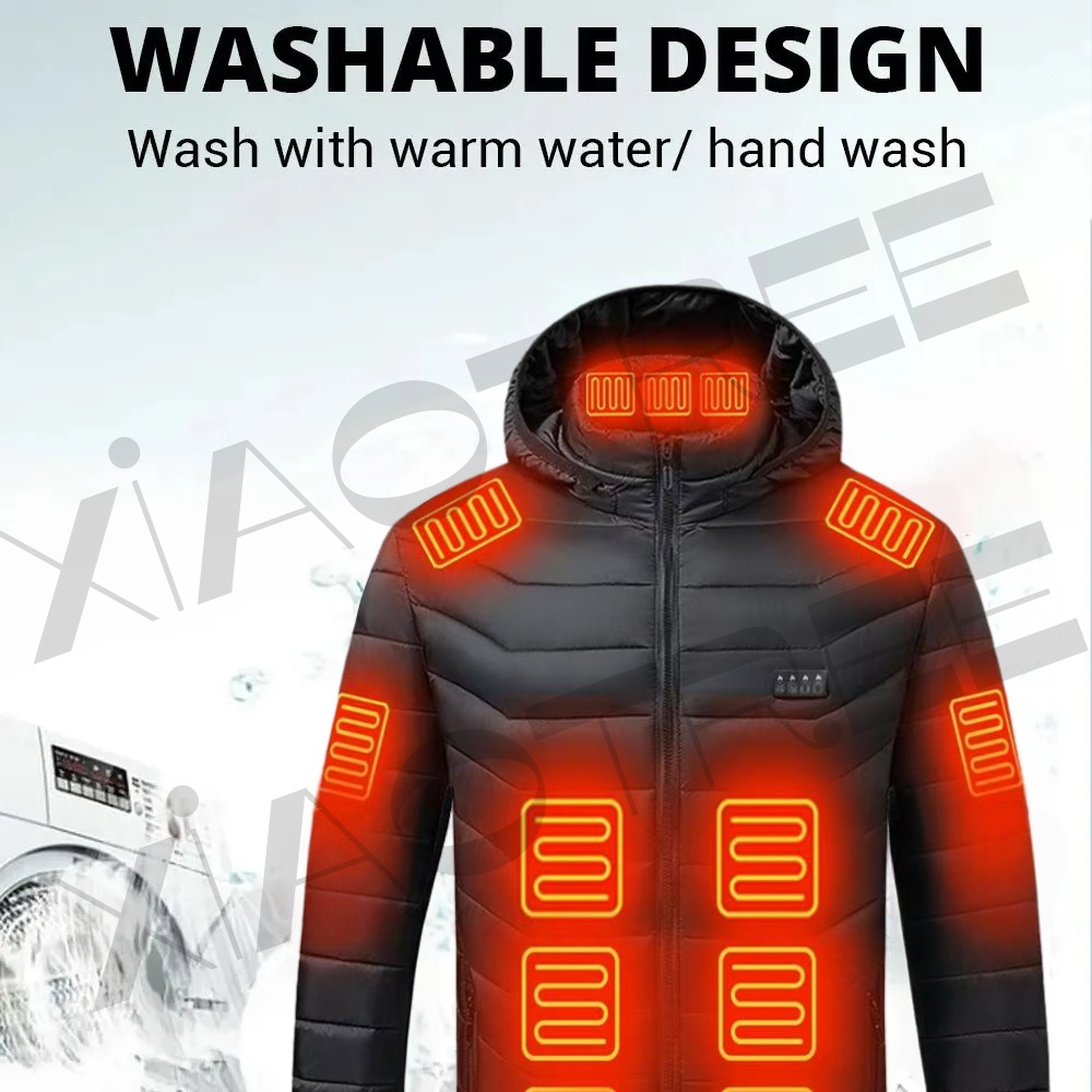 28개 구역 남녀 공용 발열 재킷 겨울 USB 발열 재 - Warm Winter Clothing 리뷰 및 가격