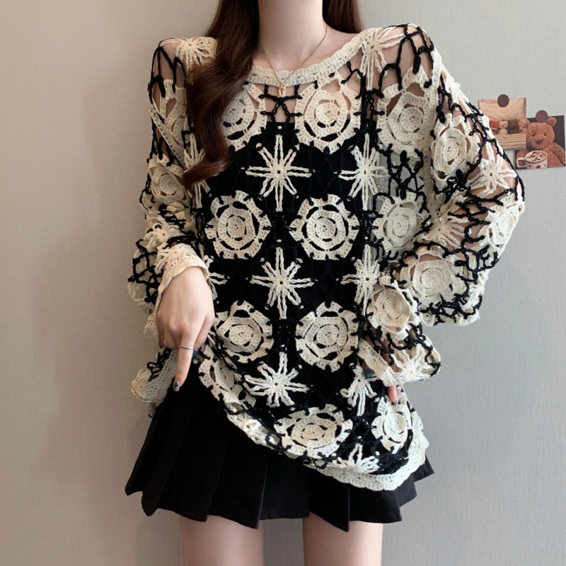 캐주얼 긴 소매 풀오버 우아한 카디건 오-넥 세련된 후 - Winter Clothing Plus Size 리뷰 및 가격