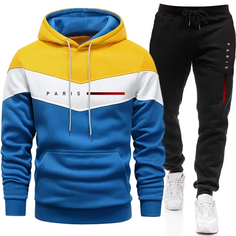 파리 패션 남성 후드티 세트 데일리 캐주얼 스포츠 후드 - Winter Clothing Pants 리뷰 및 가격