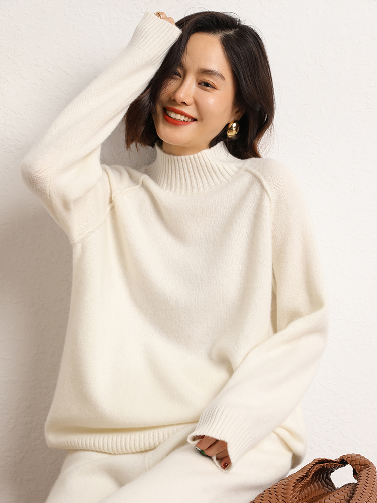 한국 인기 여성 스웨터 풀오버 100% 캐시미어 겨울  - Winter Clothing Korean 리뷰 및 가격