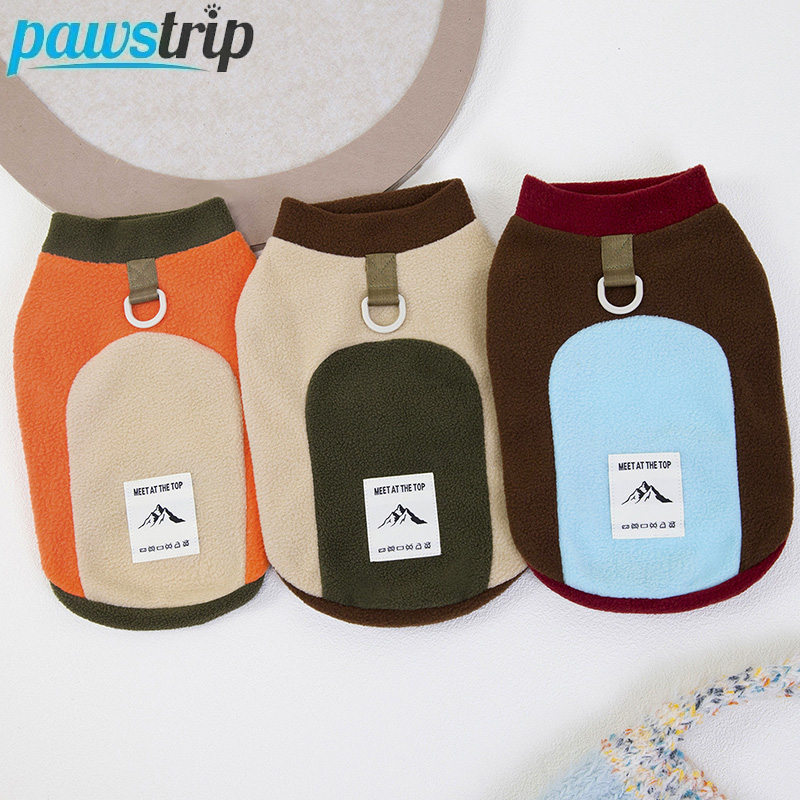 겨울용 따뜻한 애완견 코트 D-링 플리스 소형 중형견  - Winter Clothing Accessories 리뷰 및 가격