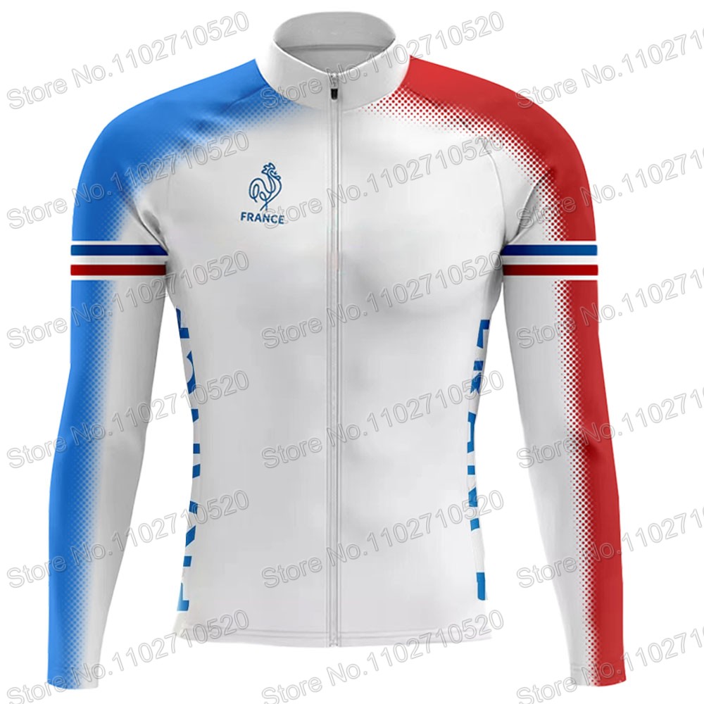 프랑스 국가 대표팀 2025 사이클링 저지 세트 긴 소 - Winter Clothing In French 리뷰 및 가격